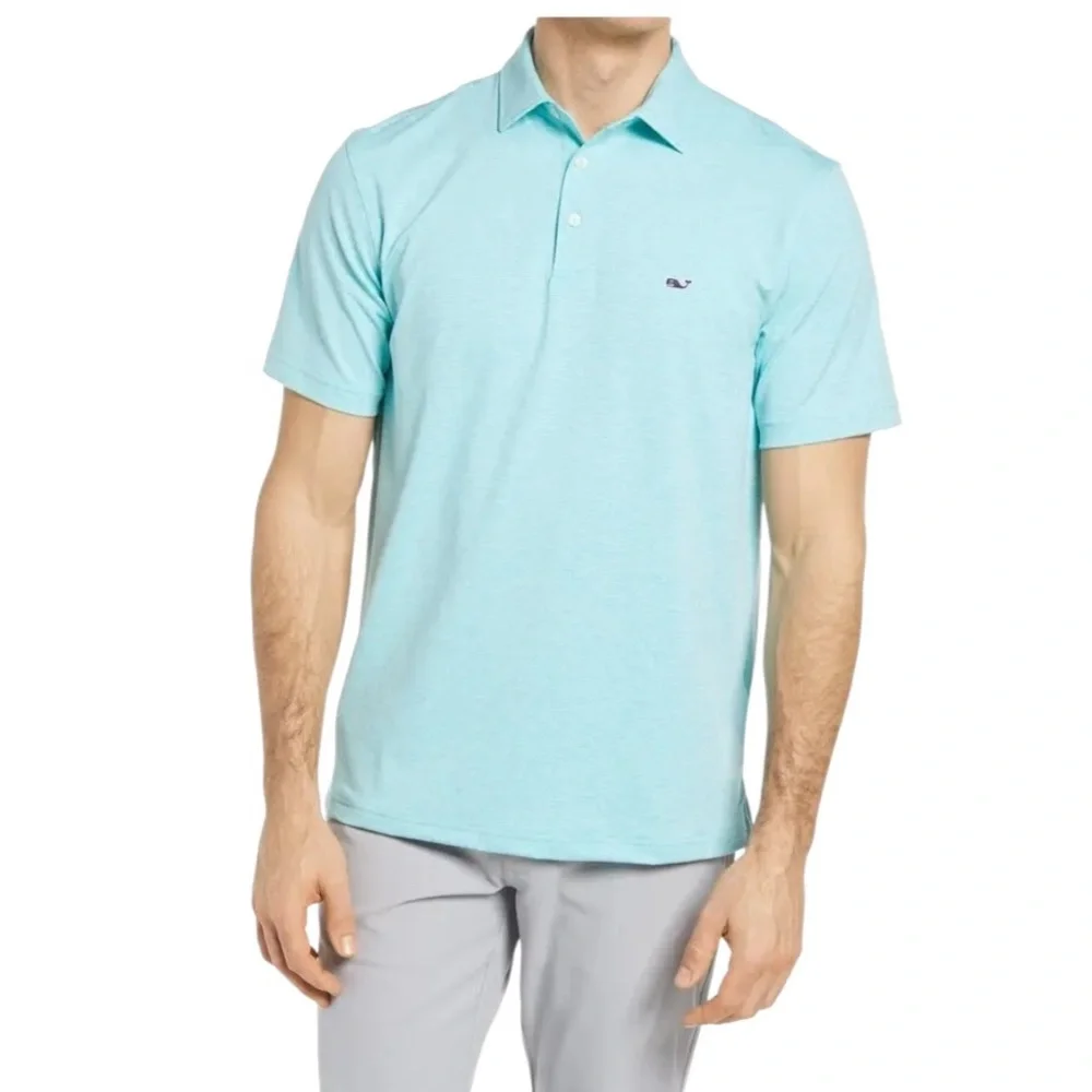 EUC Vineyard Vines Men's “Marshall” Solid Pique Polo - Picture 8 of 8
